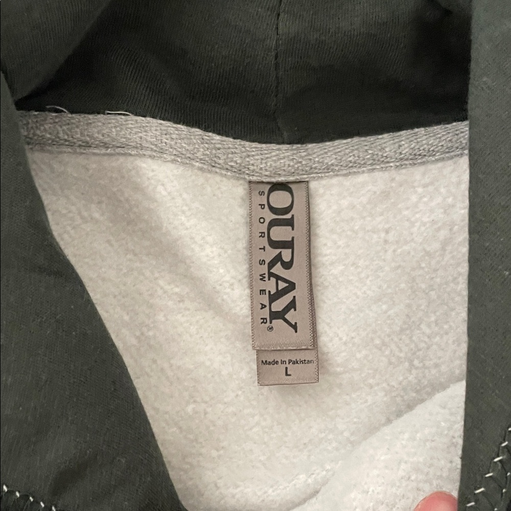 Cal Poly Pomona Y2K vintage Gray Hoodie OURAY Large - Picture 3 of 6